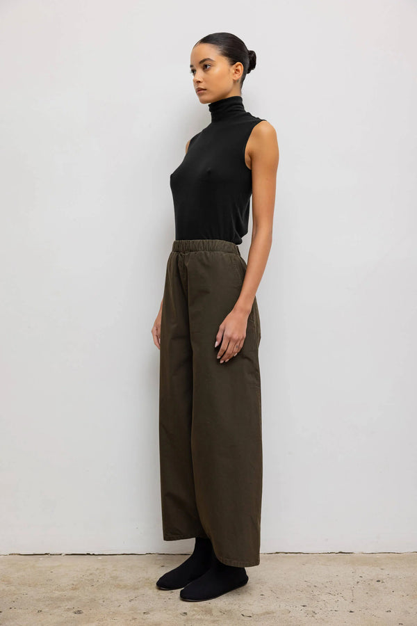 Leset Kyoto Wide Leg Pant Military