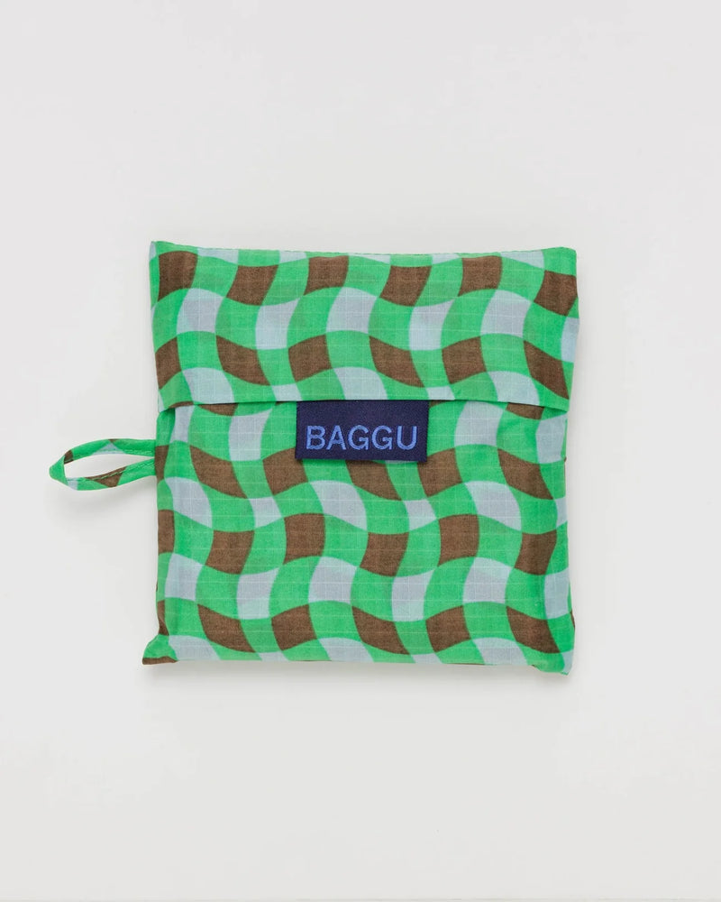 Baggu Standard Baggu - Wavy Gingham Green