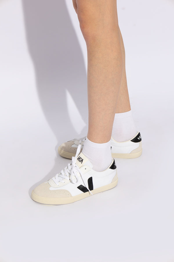 Veja Volley Canvas White_Black