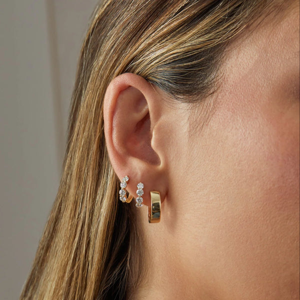 EF Collection Charlie Hoop Earrings