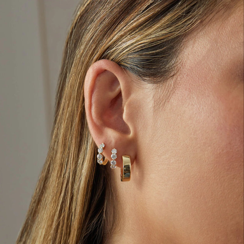 EF Collection Charlie Hoop Earrings