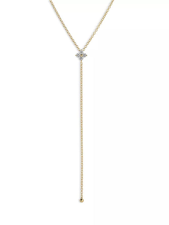 EF Collection Diamond Fleur Lariat