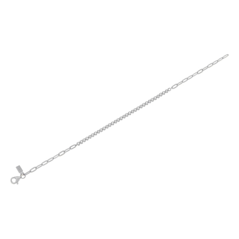 EF Collection Diamond Segment Mini Link Bracelet