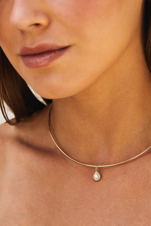EF Collection Gold Collar Necklace