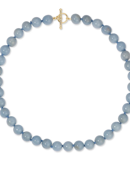 EF Collection Luna Bead necklace in Angelite