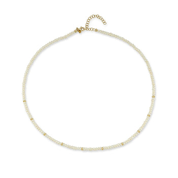 EF Collection Pearl Birthstone Bead Necklace