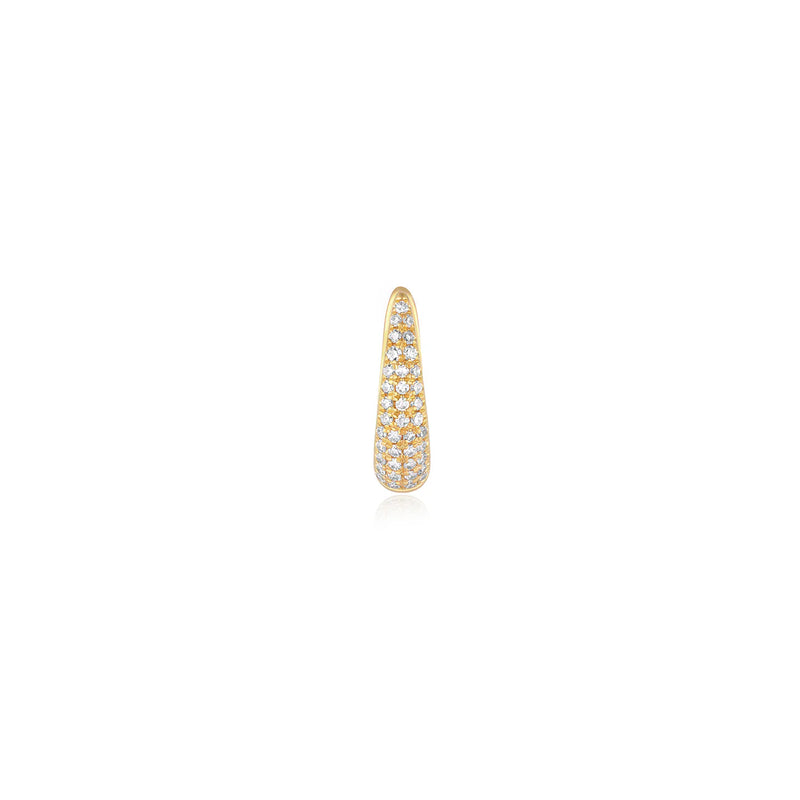 EF Collection Prong Set Diamond Mini Maeve Huggie Earrings
