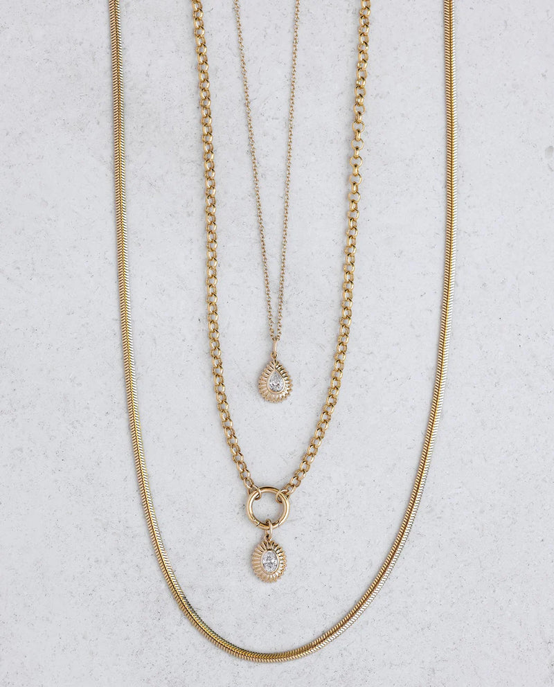 EF Collection Snake Chain Necklace
