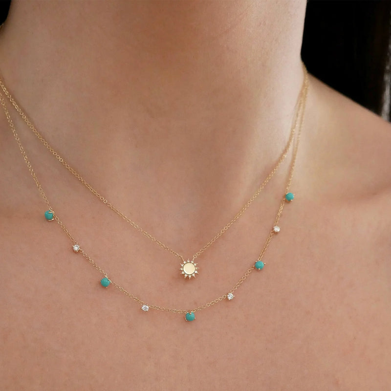 EF Collection You Are My Sunshine Diamond Necklace