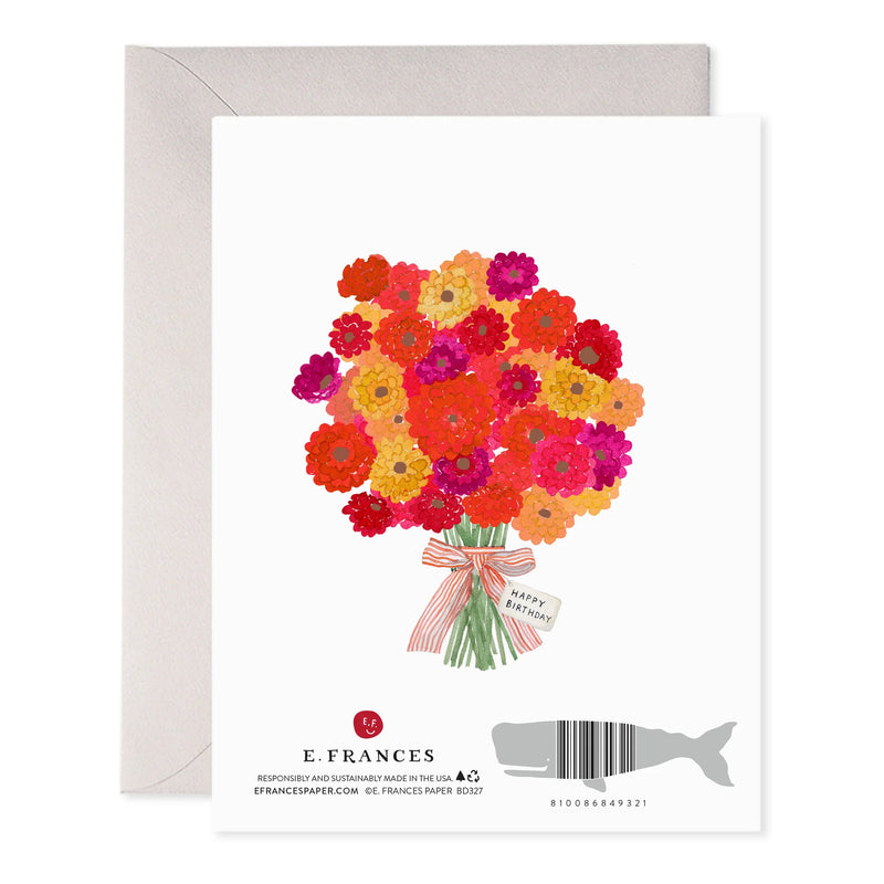 E Frances Paper Birthday Bouquet