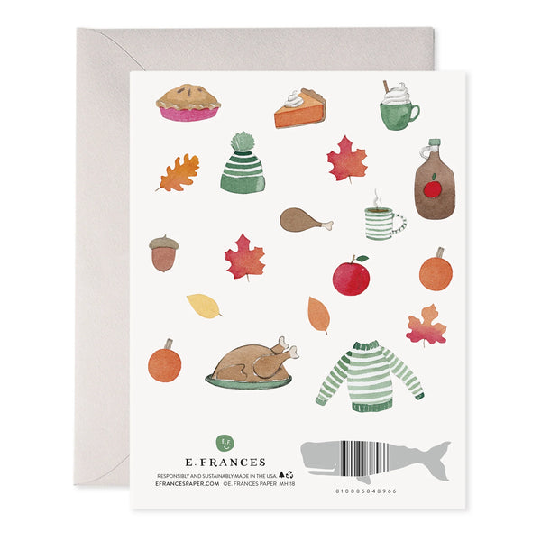 E Frances Paper Crisp & Cozy Thanksgiving