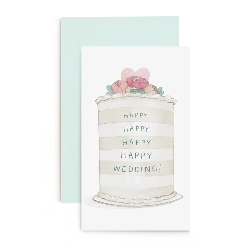 E Frances Paper Frosted Wedding Enclosure Card