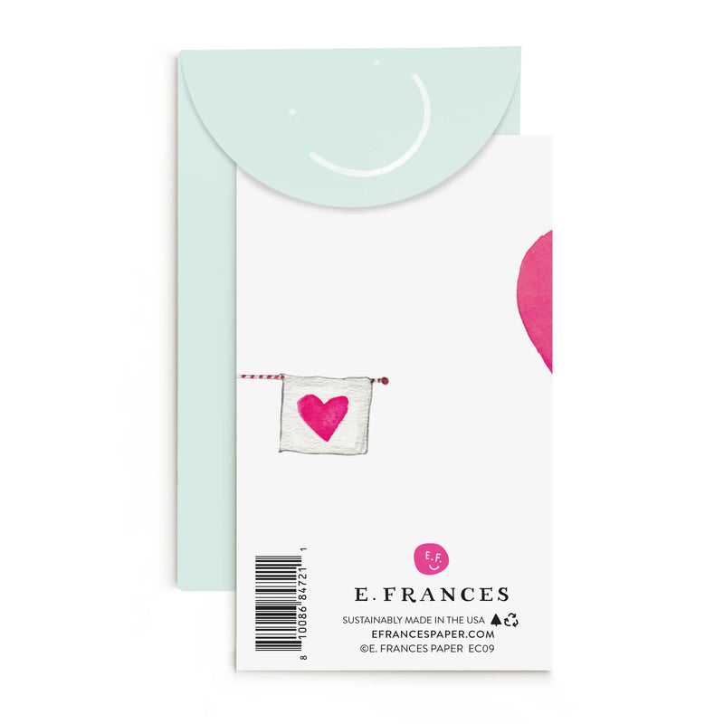 E Frances Paper I Love You This Much Enclosure Card