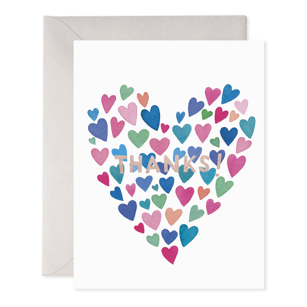 E Frances Paper Many Hearts Thanks