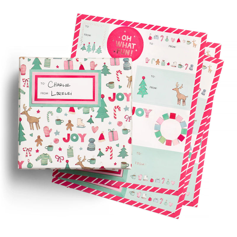 E Frances Paper Merry Motif Gift Labels
