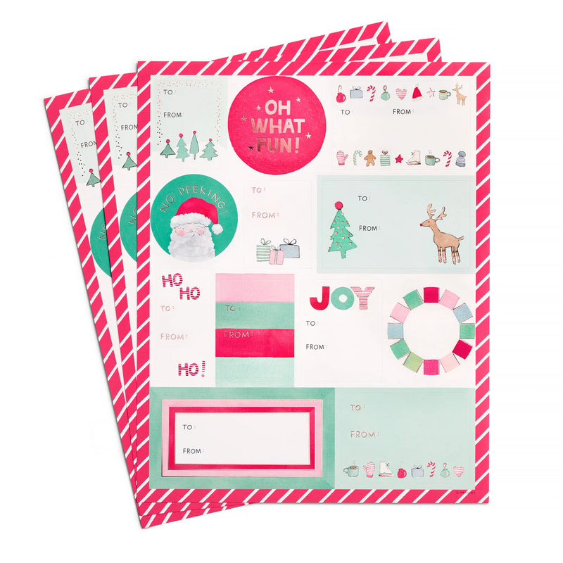 E Frances Paper Merry Motif Gift Labels