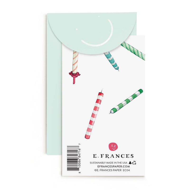 E Frances Paper Not Counting Birthday Enclosure Card