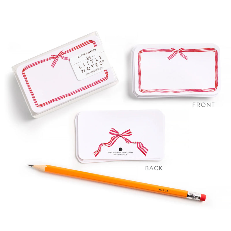 E Frances Paper Red Ribbon Candy Little Notes