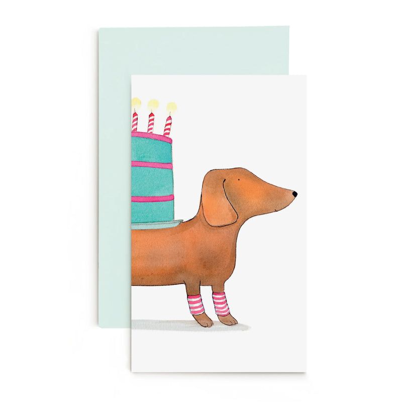 E Frances Paper Slinky Dog Enclosure Card