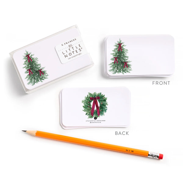 E Frances Paper Velvet Bow Tree Little Notes