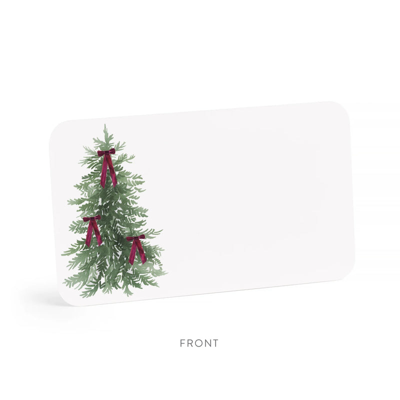 E Frances Paper Velvet Bow Tree Little Notes