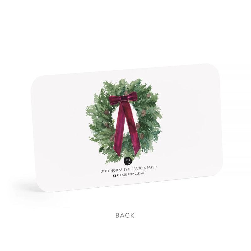 E Frances Paper Velvet Bow Tree Little Notes