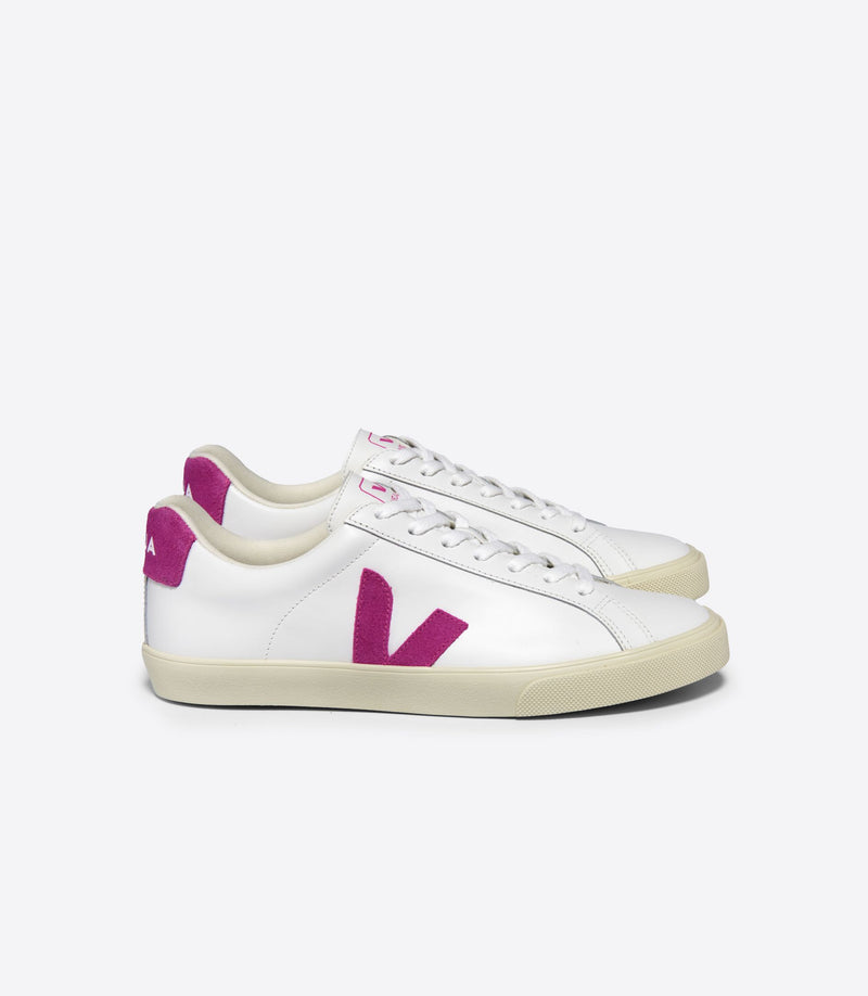 Veja Fair Trade Esplar Logo Leath Extra Whi Ultraviolet