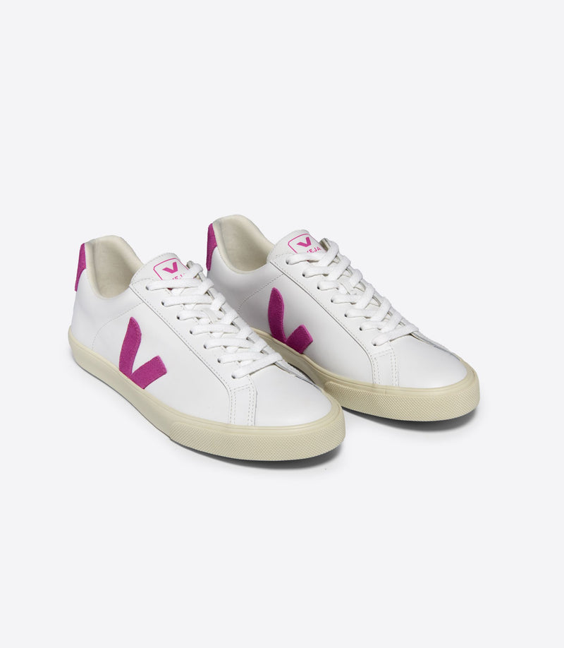 Veja Fair Trade Esplar Logo Leath Extra Whi Ultraviolet