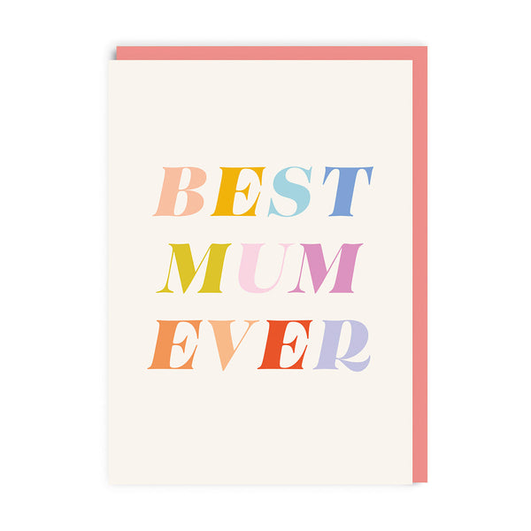 Ohh Deer Best Mum Ever Typographic