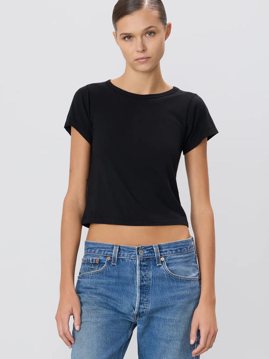Eterne Short Sleeve Baby Tee Black