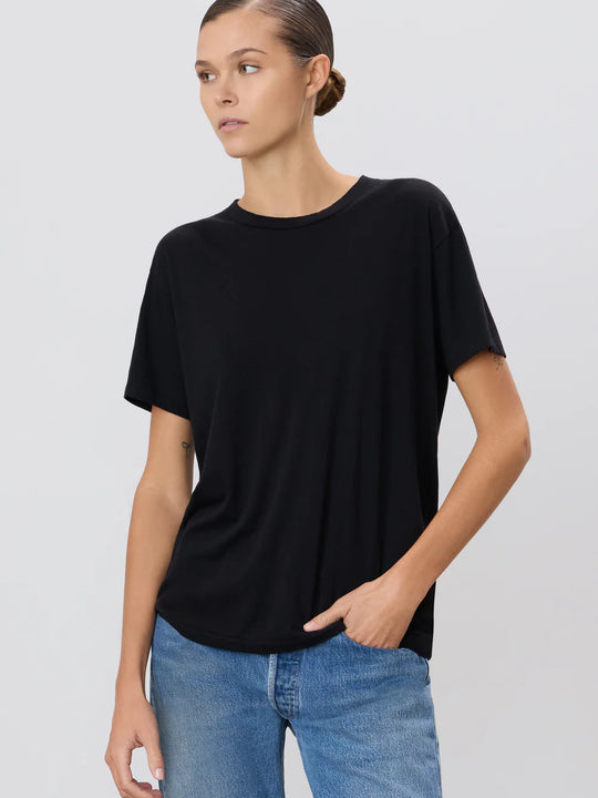 Eterne Short Sleeve Boyfriend T-Shirt Black