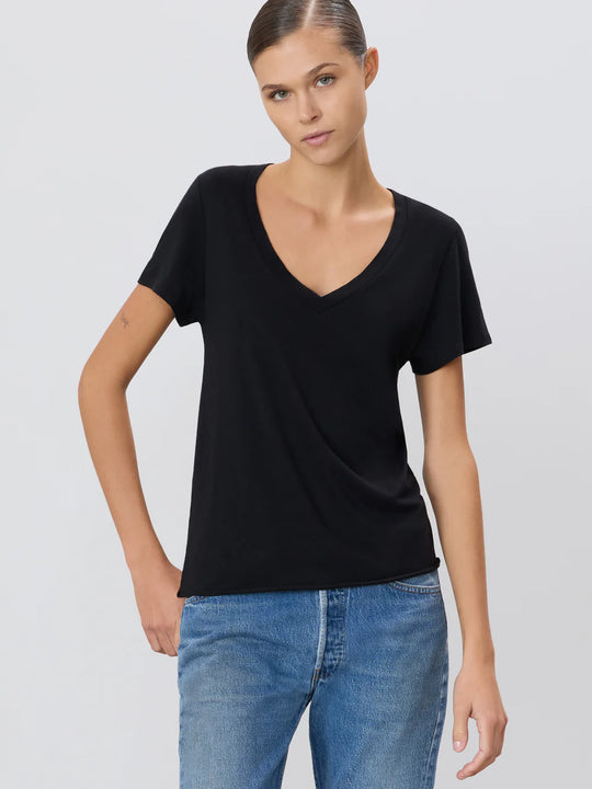 Eterne V-Neck T-Shirt Black