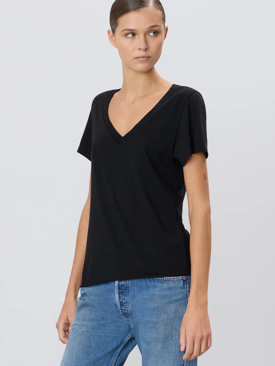 Eterne V-Neck T-Shirt Black