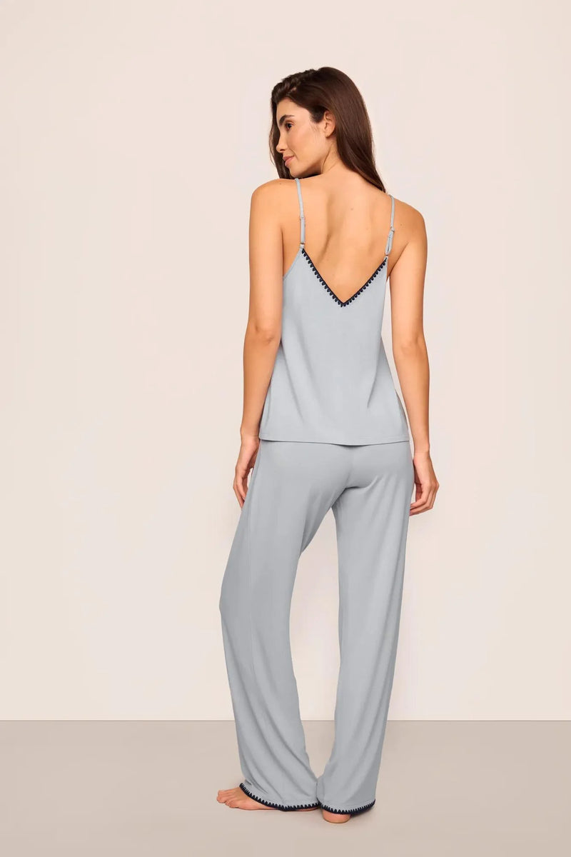 Eberjey Frida Cami/Pant Pj Set Gray Dawn/Navy