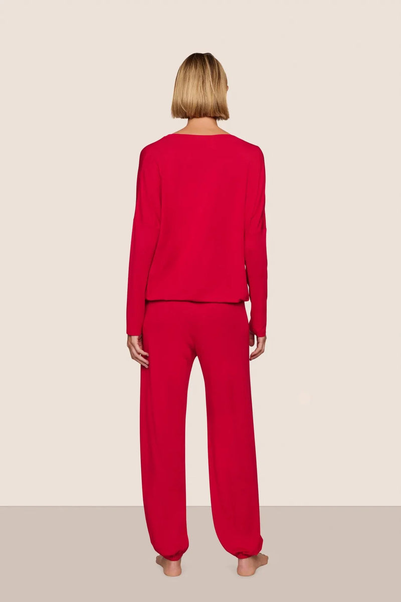 Eberjey Gisele Slouchy Set Holly Red/Holly Red