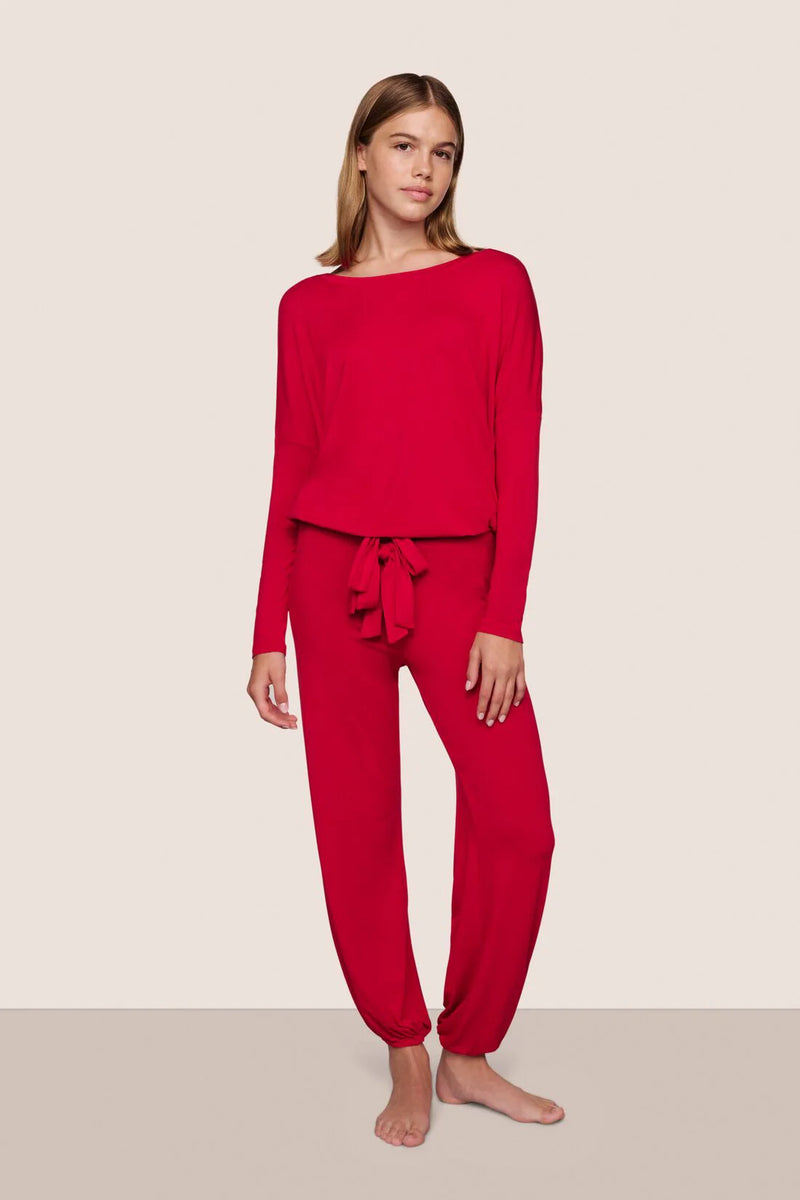 Eberjey Gisele Slouchy Set Holly Red/Holly Red