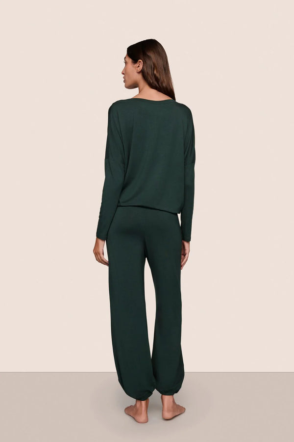 Eberjey Gisele Slouchy Set Pine/Ivory