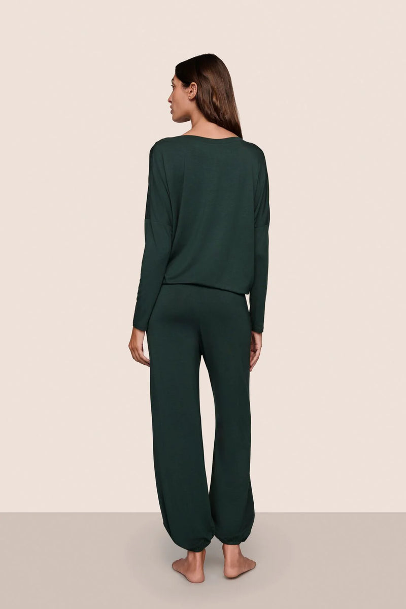 Eberjey Gisele Slouchy Set Pine/Ivory