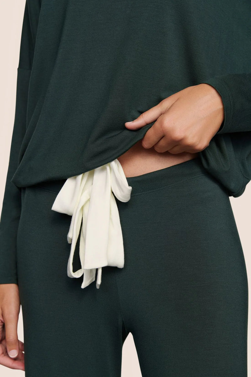 Eberjey Gisele Slouchy Set Pine/Ivory