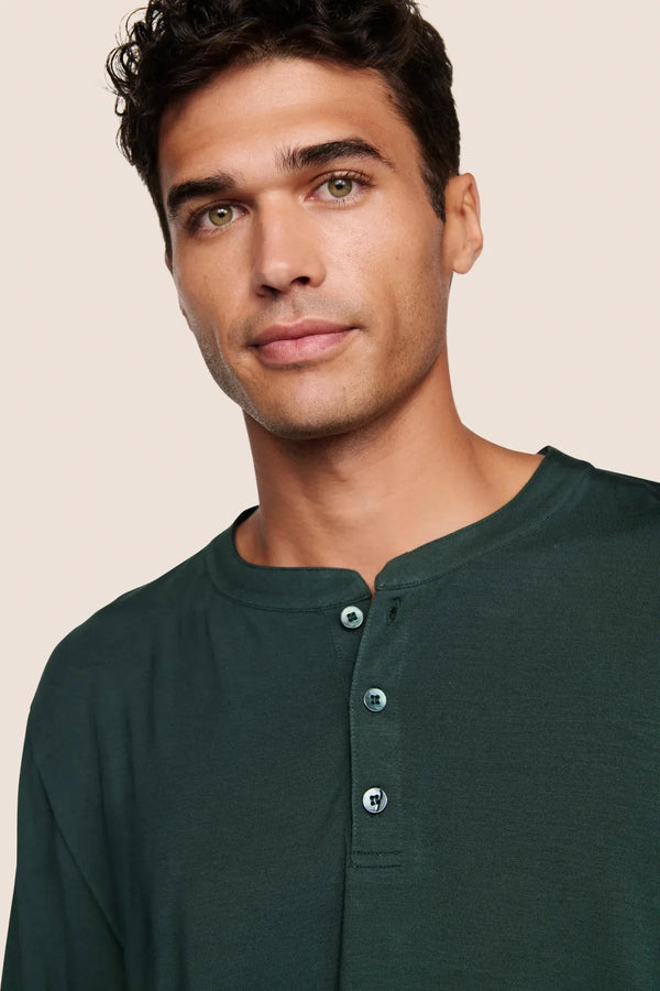 Eberjey Henry Long Pj Set Pine