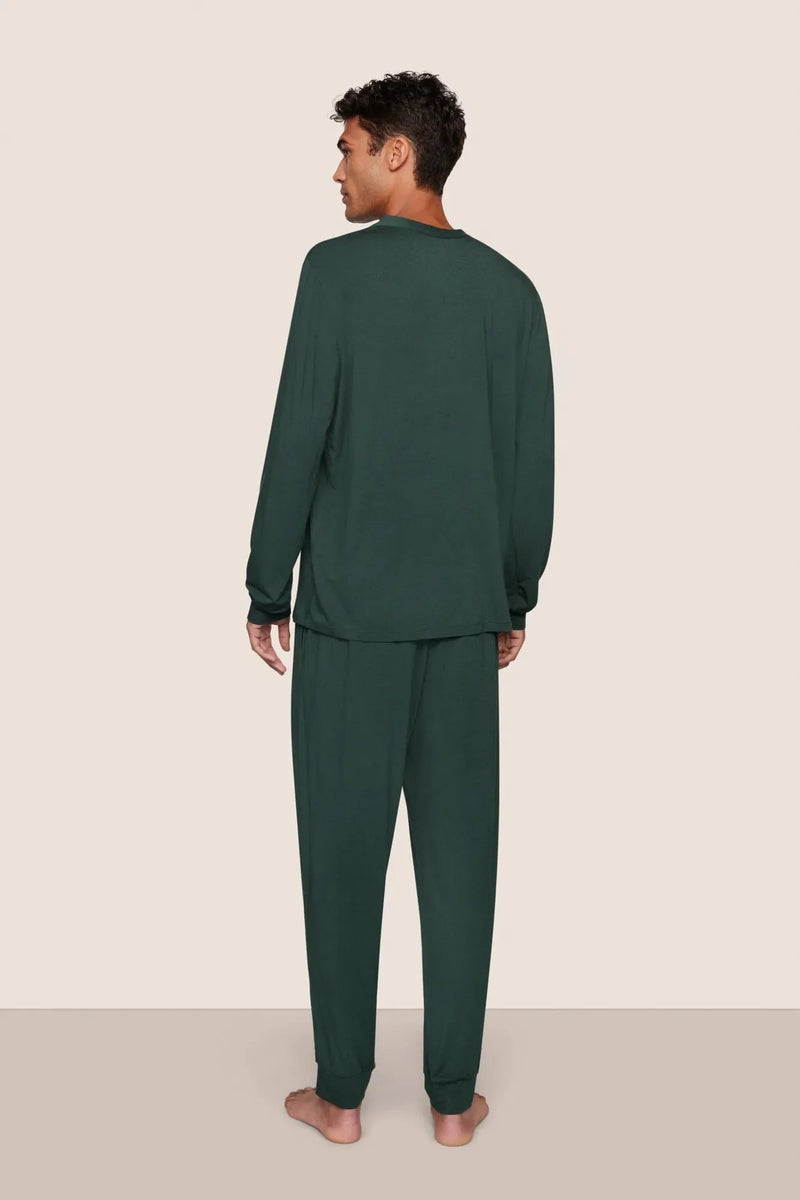 Eberjey Henry Long Pj Set Pine