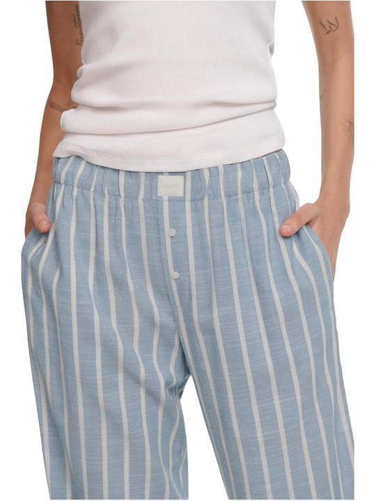 Eberjey Nautico Boxer Pant Classic Stripe Slate