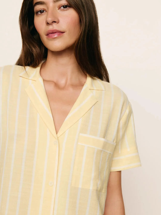 Eberjey Nautico Shortie Pj Classic Stripe