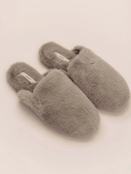 Eberjey Plush Slipper Toffee