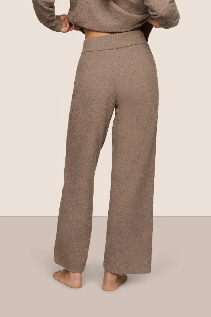 Eberjey Recy Boucle Pant Deep Taupe