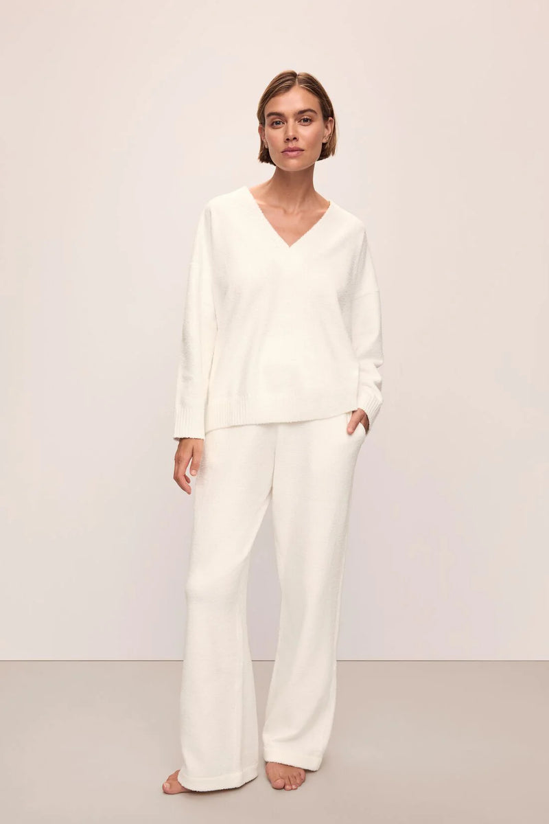 Eberjey Recy Boucle Pant Ivory