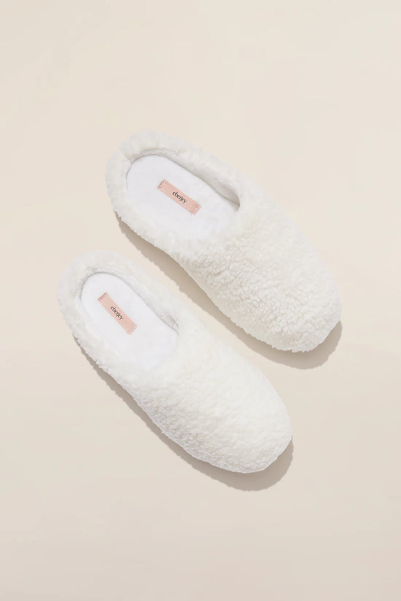 Eberjey Sherpa Slipper Ivory