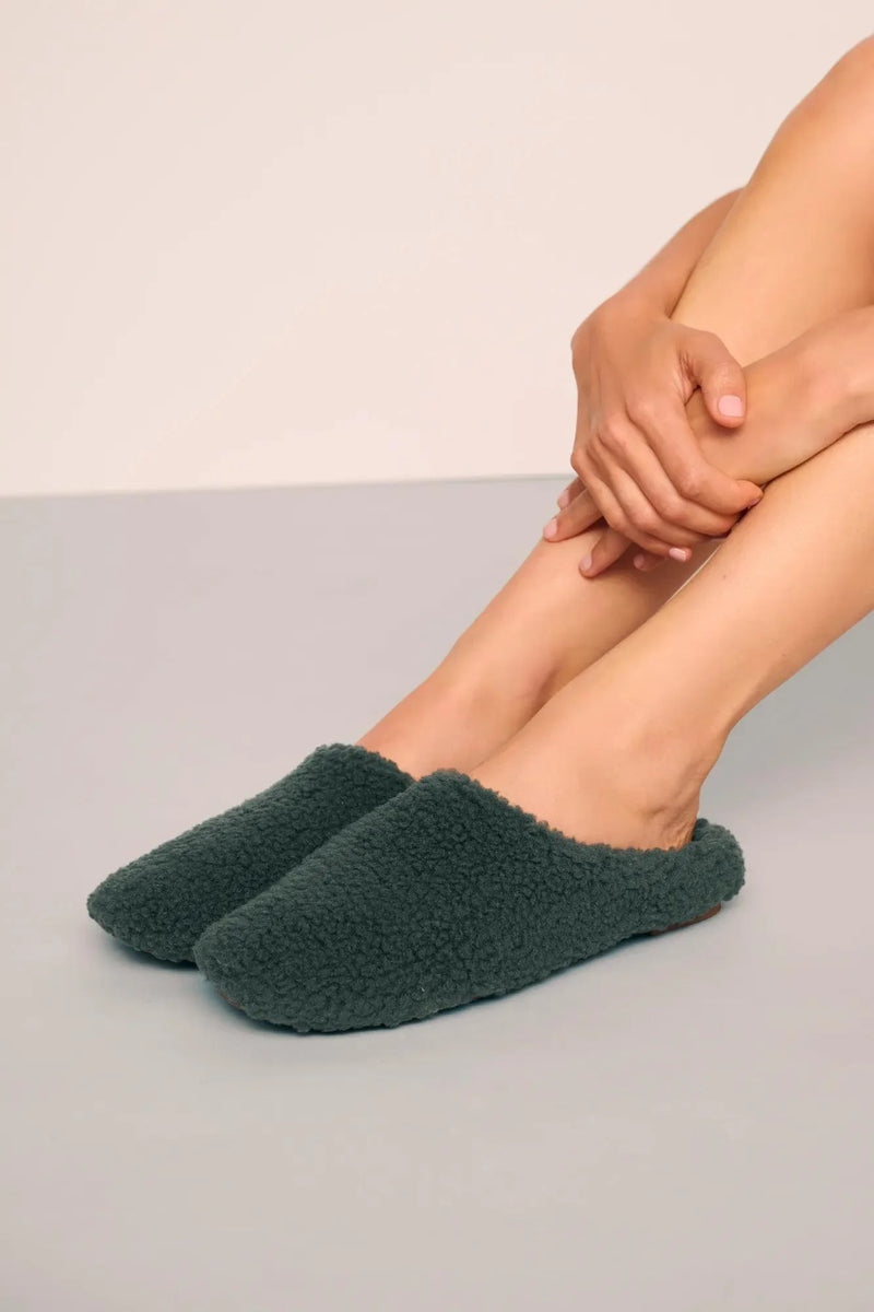 Eberjey Sherpa Slipper Pine