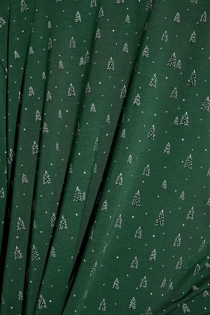 Eberjey William Pj Set Winterpine Forest Green/Ivory