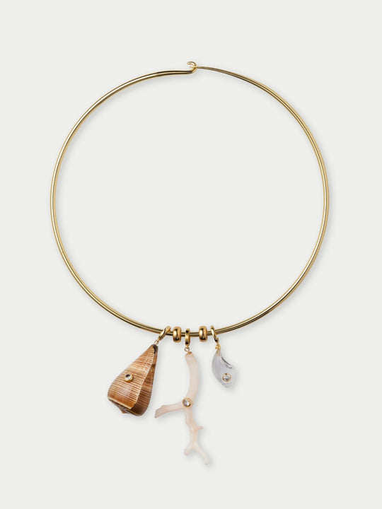 Eliou Briny Necklace Brown